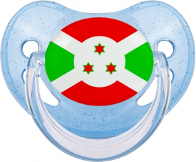 Bandera de Burundi Lentejuelas Azules Tetina Fisiológica