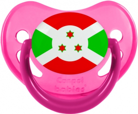 Bandera de Burundi Rosa fisiológica tetina fosforescente