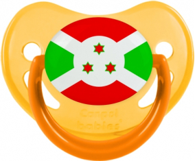 Bandera de Burundi Fisiológica Tetina Fosforescente Amarillo