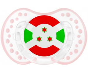 La bandera de Burundi Sucete lovi dynamic clásico retro-blanco-rosa-tierno