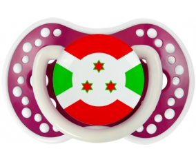 La bandera de Sucete de Burundi lovi dynamic Fucsia Fosforescente