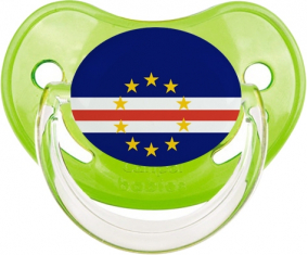 Suceto fisiológico verde clásico bandera de Cabo Verde