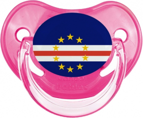Bandera de Cabo Verde dulces fisiológico rosa clásico