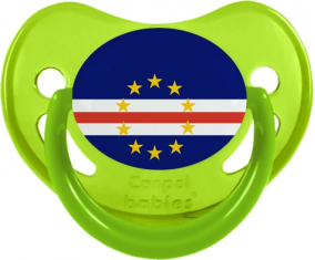 Bandera verde fosforescente del dragón de Cabo Verde