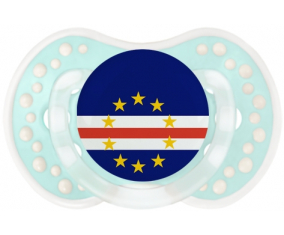 Bandera de Cabo Verde Tetina lovi dynamic clásico retro-turquesa-laguna