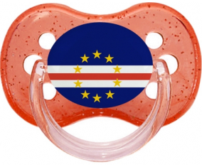 Bandera de Cabo Verde Rojo Cereza Brillante Lollipop