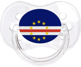 Bandera de Cabo Verde Clásico Transparente Cereza Lollipop