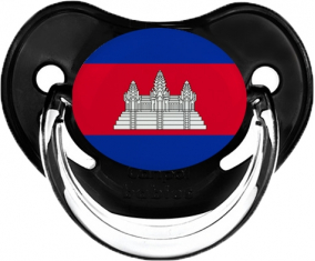 Camboya bandera clásica negro piruleta fisiológica