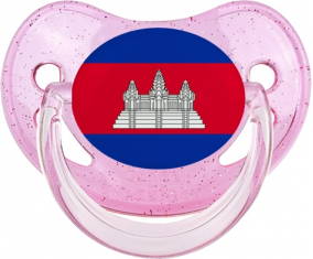 Bandera camboyana Piruleta Fisiológica Lentejuelas rosadas