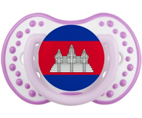 Bandera camboyana lovi dynamic clásico white-mauve
