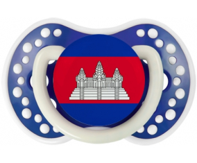 Bandera camboyana lovi dynamic azul marino fosforescente