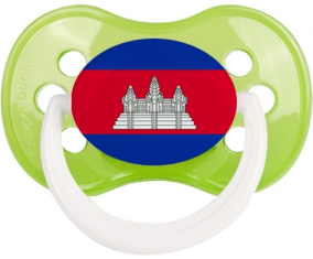 Camboya Clásica Bandera Tetina Anatómica Verde