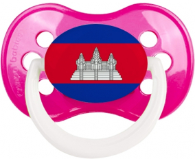 Bandera camboyana anatómica clásico rosa oscura