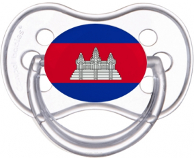 Camboya bandera anatómica clásico transparente
