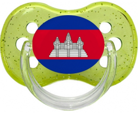 Piruleta de brillo cereza verde bandera camboyana