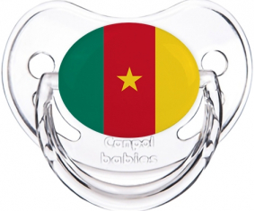 Bandera Camerún Clásica Transparente Piruleta Fisiológica