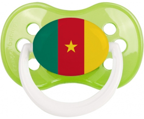 Bandera Camerún Clásico Piruleta Anatómica Verde
