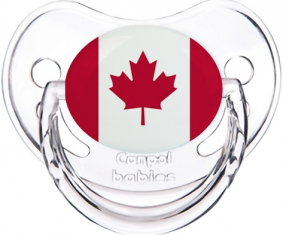 Bandera de Canadá Clásica Fisiológica Transparente Tetin