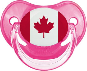 Bandera de Canadá Tetina Tetina Rosa Clásica