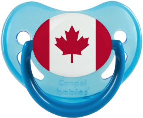 Bandera de Canadá Fisiológica Tetina Fosforescente Azul