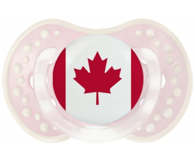 Bandera de suceto de Canadá lovi dynamic clásico retro-rosa-tierno