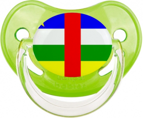 Bandera República Centroafricana Clásica Piruleta Fisiológica Verde