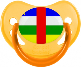 Bandera República Centroafricana Fosforescente Amarillo Piruleta Fisiológica