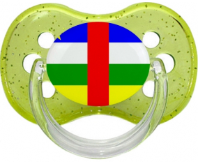 Bandera de la República Centroafricana Verde Cereza Brillante Lollipop