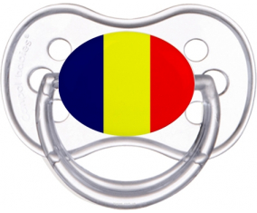 La bandera de Chad clásico transparente anatómica lollipop