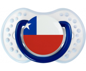 Bandera de Sucete de Chile lovi dynamic clásico azul marino-blanco-azul