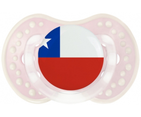 Bandera de Chile Sucete lovi dynamic clásico retro-rosa-tierno