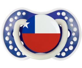 Bandera de Sucete de Chile lovi dynamic azul marino fosforescente
