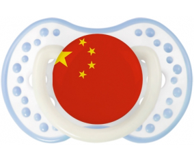 Bandera de China Tetina lovi dynamic clásico blanco-cian