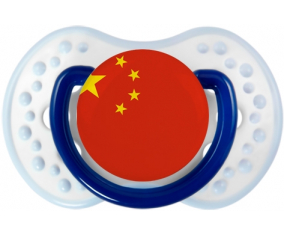 Bandera tetina de China lovi dynamic clásico azul marino-blanco-azul