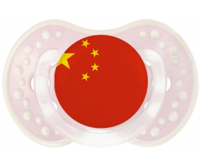 Bandera tetina de China lovi dynamic clásico retro-rosa-tierno