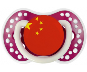 Bandera tetina de China lovi dynamic fucsia fosforescente