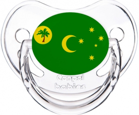 Bandera Islas Cocos Clásico Piruleta Fisiológica Transparente Transparente