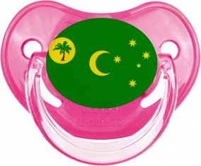 Bandera Islas Cocos Clásica Rosa Piruleta Fisiológica