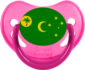 Bandera Cocos Islas Fosforescente Piruleta Fisiológica Rosa Fosforescente