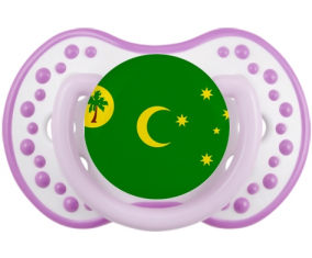 Bandera Islas Cocos Lollipop lovi dynamic Clásico White-Mauve