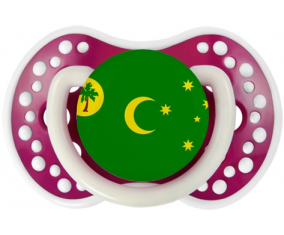 Bandera Islas Cocos Lollipop lovi dynamic Fucsia Fosforescente