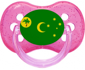 Bandera Islas Cocos Tetine Cherry Glitter