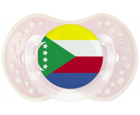 Bandera Comoras Tetina lovi dynamic clásico retro-rosa-tierno