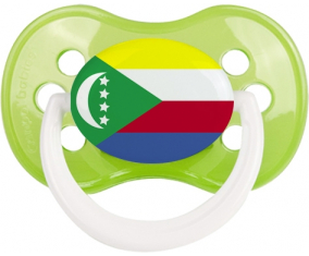 Bandera Comoras Clásica Verde Anatómica Lollipop