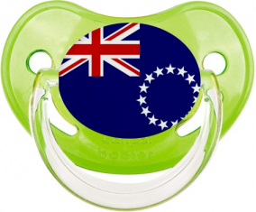 Bandera de las Islas Cook Clásico Piruleta Fisiológica Verde