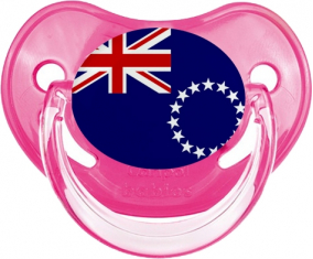 Bandera de las Islas Cook Clásicas Piruleta Fisiológica Rosa