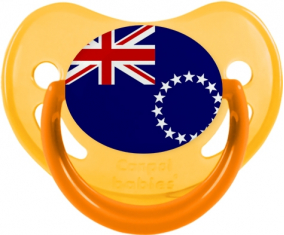 Bandera de las Islas Cook Fisiológicas Piruleta Fosforescente Amarillo