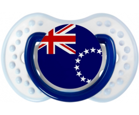 Bandera de las Islas Cook Lollipop lovi dynamic clásico azul marino-blanco-azul