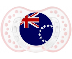 Flag the Cook Islands Lollipop lovi dynamic clásico retro-blanco-rosa-tierno