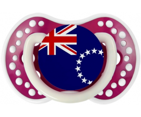 Bandera de las Islas Cook Lollipop lovi dynamic Fucsia Fosforescente